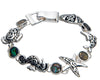 Turtle Starfish Seahorse Sea Shell Abalone Shell Tennis Bracelet