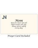 Mom Protection Twist Bangle Cross Love & Heart Charm Prayer Card You are more special than you know