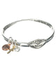 Mom Protection Twist Bangle Cross Love & Heart Charm Prayer Card You are more special than you know