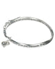 Mothers Prayer Twist Engraved Bangle Bracelet & Mom Charm Prayer Card Included