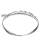 Mothers Prayer Twist Engraved Bangle Bracelet & Mom Charm Prayer Card Included