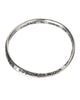 Serenity Prayer Engraved Silver-tone Inspirational Twist Bangle Bracelet - Jewelry Nexus