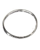 Serenity Prayer Engraved Silver-tone Inspirational Twist Bangle Bracelet - Jewelry Nexus