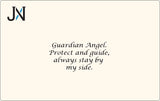 Guardian Angel Charm Engraved Twist Bangle Bracelet by Jewelry Nexus Guardian Angel Protect & guide
