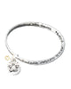 Guardian Angel Charm Engraved Twist Bangle Bracelet by Jewelry Nexus Guardian Angel Protect & guide