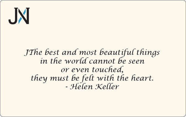Helen Keller Heart Charm Bracelet The most beautiful things in the world cant be seen or touched