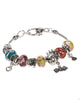 I Love My Mom Charm Mom Theme Colorful Bead Bracelet by Jewelry Nexus