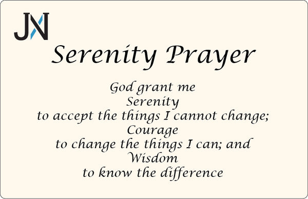 Serenity Prayer Filigree Engraved Magnetic Box & Prayer Message Toggle Bracelet Prayer Card