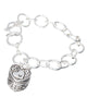 Serenity Prayer Filigree Engraved Magnetic Box & Prayer Message Toggle Bracelet Prayer Card
