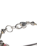 Silver-tone Mother & Daughter Charm Designer Bracelet with Heart Lobster Claw by Jewelry Nexus