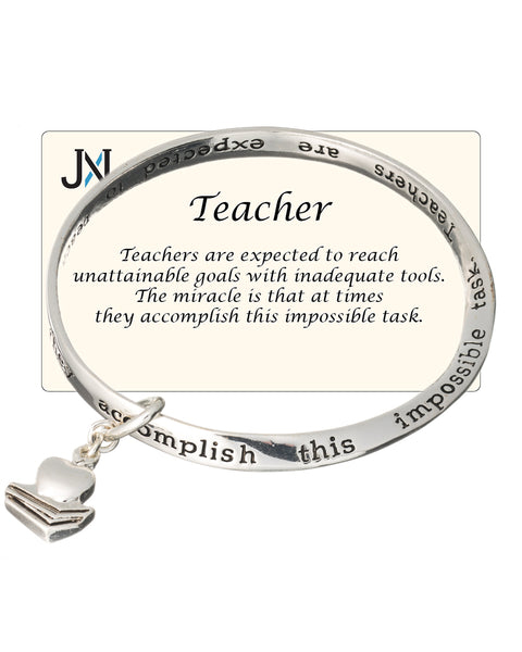 Teachers Inspirational Bracelet in a Gift Box by Jewelry Nexus