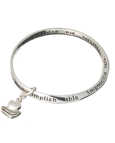 Teachers Inspirational Bracelet in a Gift Box by Jewelry Nexus