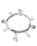 Music Theme Charm Bracelet 