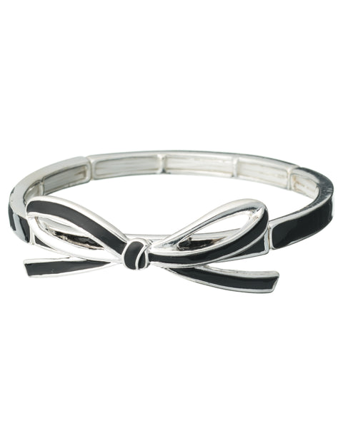 Pandora Bangle Bracelet, Sterling Silver, Length 7 1/4 Inches, Bow - Ruby  Lane