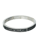 Strong Love Survive Bracelet Love is like a rose in winter only the strong survive by Jewelry Nexus