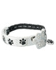 Dog Paw Charm Crystal Double Strand Bracelet "Don't forget the puppies" by Jewelry Nexus