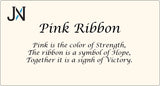 Pink Ribbon Hope Strength Victory Bracelet Heart Charm Inspire by Jewelry Nexus