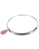 Pink Ribbon "Survivor" Adjustable Bracelet " Hope Love Survival Faith " by Jewelry Nexus