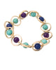 Gold-tone / Blue