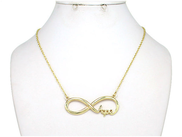Hope Infinity 18" Necklace by Jewelry Nexus