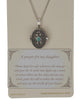Blue Filigree Scroll Daughter Prayer Loving God Hear My Prayer Be Her Constant Companion