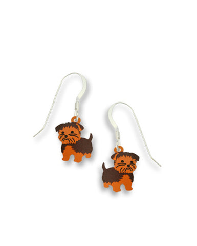 Yorkshire Terrier Earrings Made in USA by Sienna Sky si1137