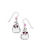 Fat cat with Stripes & Glasses Earrings Made in USA by Sienna Sky si1310