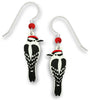 Downy Woodpecker Earrings Made in the USA by Sienna Sky 1413