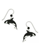 Orca Killer Whale Black & White Earrings Made in the USA by Sienna Sky 1456