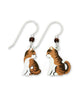 Tabby Cats Earrings "Tess" Pai of Facing Each Other Made in the USA by Sienna Sky 1471