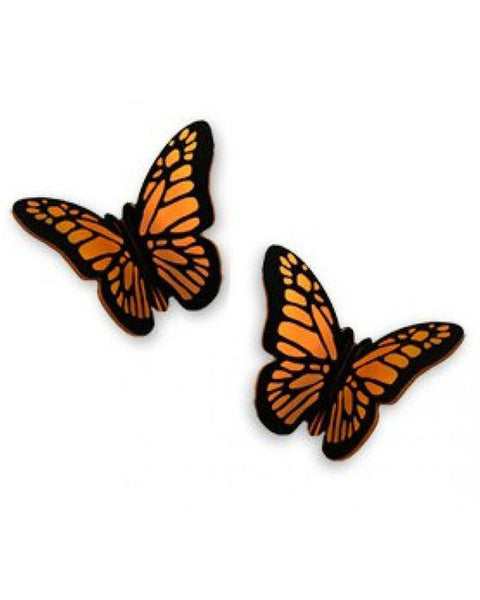 Sienna Sky Small Folded Monarch Butterfly Post Earrings 1731