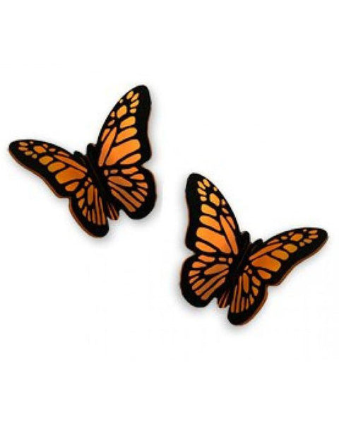 Sienna Sky Small Folded Monarch Butterfly Post Earrings 1731